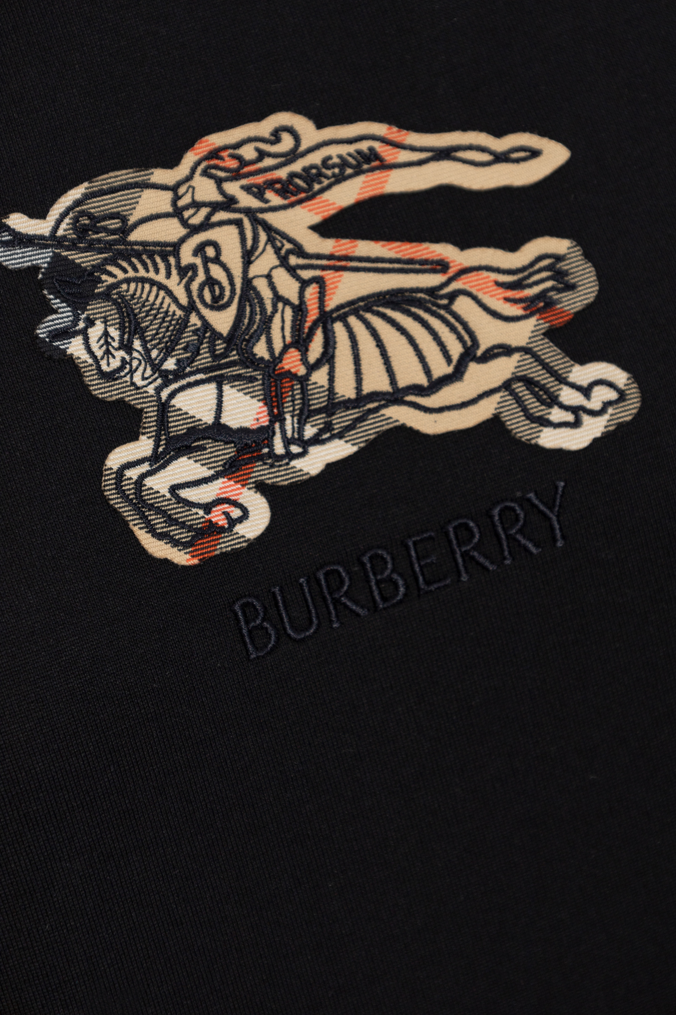 Black T-shirt with logo Burberry - Vitkac Italy